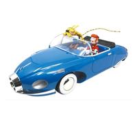 Plastoy Spirou et Fantasio Statuette de collection Spirou, le Marsupilami et Spip dans la Turbotraction - Édition limitée à 200 exemplaires - Résine - Échelle 1/10-50 cm