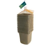 Plastpot - NORTENE - 20 pots carrés - 7x7x6cm - Noir