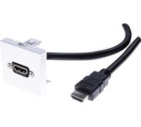 Dexlan Plastron 45 x 45 avec cordon HDMI coudé 10 m G