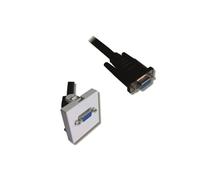 Plastron 45x45 HD15 F/F avec cï¿½ble 20.00cm