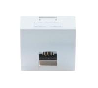 DEXLAN Plastron 45X45 incline 30° 1 port RJ45 CAT 6 STP