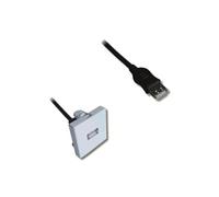 Plastron 45x45 USB F/F avec câble 20.00cm