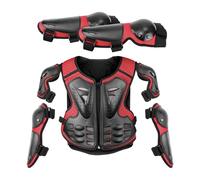 Plastron de Moto pour , Plastron de Moto pour - Équipement de Cyclisme pour ,Protecteur d'équitation de Motocross pour , avec Protection des Genoux, Coudes, Bras et épaules