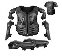 Plastron de Moto pour , Plastron de Moto pour - Gilet de pour ,Protecteur d'équitation de Motocross pour , avec Protection des Genoux, Coudes, Bras et épaules