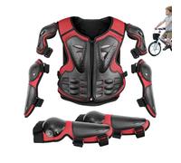 Plastron de Moto pour , Plastron de Moto pour - Protecteur de carrosserie de pour Enfant,Protecteur d'équitation de Motocross pour , avec Protection des Genoux, Coudes, Bras et épaules