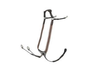 Plastron élastiqué LeMieux Arika Marron Cob