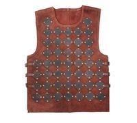 Plastron En Daim Vidar, Marron - Armure En Cuir