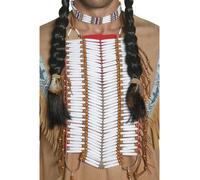 Plastron Indien Authentique Western Smiffys Accessoire De Costume Fantaisie