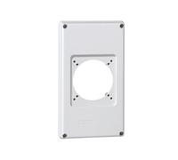 Legrand Plastron 1 prise 057712 pour composer un coffret – 16A ou 32A – 220 x 125 mm – Multicolore