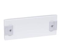 Plastron plein métal 1/4 tour pour gaines à câbles XL³400 - H 100mm - LEGRAND 020142