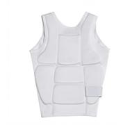 Plastron Protection Rembourré , Blanc - Tissu Extensible Amélioré , L | Élastique, Équipement, pour confrontation Libre