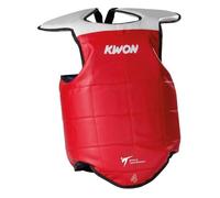 Plastron reconnu WT Kwon rec. - bleu/rouge XXS