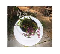 Plast'Up Pot de Fleurs Lumineux en Polyéthylène Transparent Dolce Vita - F92033E