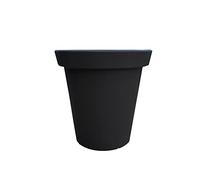 Plast'Up Rotomoulage Pot de Fleurs Delight 200L Noir, Diamètre 80cm et Hauteur 80 cm