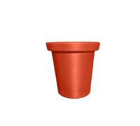 Plast'Up Rotomoulage Pot de Fleurs Delight 75 L Orange, H: 60 cm