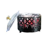 Plat À Bonbons Décoratif - Bol À Bonbons En Forme D'étoile Avec Couvercle, Récipient De Rangement Pour Desserts Élégant | Support De Friandises Sucrées Pour Les Réunions De Famille, Les Mariages,