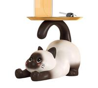 Plat à bonbons pour chat - Bol à bibelots décoratif, organisateur de table d'entrée | Porte-clés figurine , conteneur de bijoux fourre-tout, accessoire d'accent de bureau à domicile pour les amou
