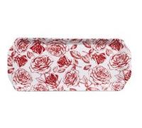 Plat à cake 36 cm Louise - Table Passion - Rouge - Porcelaine Rouge G