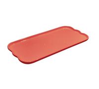 Emile Henry Plat à cake rectangulaire en céramique rose 31,5 x 15 cm