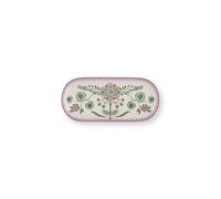 Plat à cake Lily & Lotus Blanc casse - 33,3x15,5cm Pip Studio