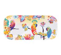 Plat à cake mélamine perroquets 37,5 c