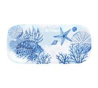 Les Jardins de la Comtesse - Plat à cake long rectangulaire en mélamine Corail 37,5 cm - Collection Piana