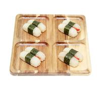 Plat à Compartiments é | Assiettes de Fête Vintage Carrées,Plat é pour Légumes et Hors-d'Œuvre | pour Apéritif Sushi Fruits Snacks Desserts Gâteaux Maison Restaurant