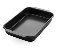 GreenPan Bistro Plat à Cake Rectangulaire 38 x 22,5 cm, Revêtement Céramique Antiadhésif, Sans PFAS, Plat de Cuisson Durable, Étanche, Fond Plat, Polyvalent, Facile à Nettoyer, Noir