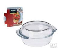 Plat à four avec couvercle verre 1,7 litres G