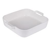 Plat à four carré 24x20,4 cm - - Blanc - Porcelaine Blanc G