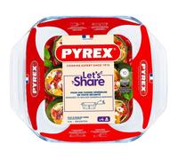 Plat à four carré - PYREX - Let's Share - 29 x 23 cm - Verre