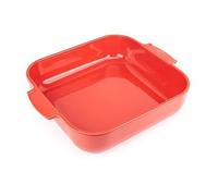 Plat À Four Céramique Appolia Carré Rouge 36 Cm Peugeot Rouge