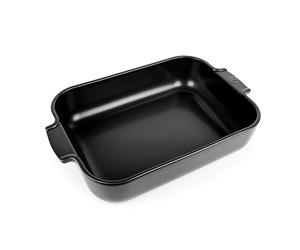 Plat à four céramique Appolia rectangulaire noir mat 36 cm Peugeot