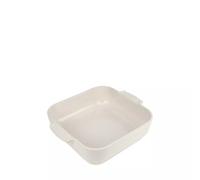 Plat à Four en Céramique Carré 28 cm PEUGEOT Ecru