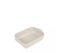 Plat à Four en Céramique rectangulaire 25 cm PEUGEOT Ecru