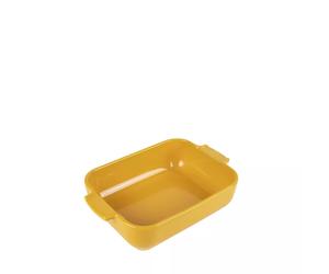Plat à Four en Céramique rectangulaire 25 cm PEUGEOT Jaune safran