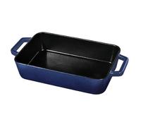 Plat à four en fonte 37 x 21 x 7 cm Aquamarine Metallic Line