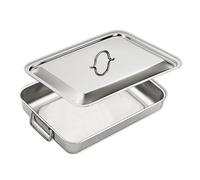 Plat à four en inox avec couvercle Inoxriv