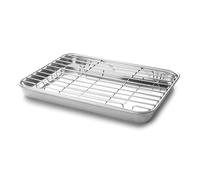 Plat à four en inox avec grille 40,5 cm Lacor