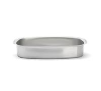 Plat à four inox rectangulaire 38x26 cm
