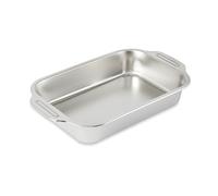 Plat à four inox rectangulaire avec anses 32 × 19 cm Mathon