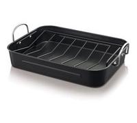 Plat Ã four noir en tÃ´le d'acier avec grille Noir G