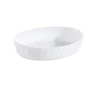 Plat à four ovale blanc 22X17cm Smart Cuisine Trianon 250°C - Luminarc - Opale culinaire extra léger et résistant Luminarc