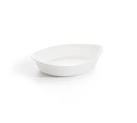 Plat à four ovale blanc 29X17cm Smart Cuisine Carine 250°C - Luminarc - Opale culinaire extra léger et résistant Luminarc