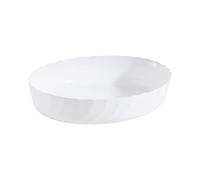 Plat à four ovale blanc 36X28cm Smart Cuisine Trianon 250°C - Luminarc - Opale culinaire extra léger et résistant Luminarc