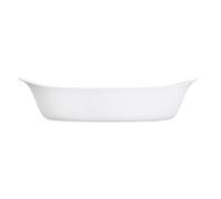 Plat à four ovale blanc 38X23cm Smart Cuisine Carine 250°C - Luminarc - Opale culinaire extra léger et résistant Luminarc