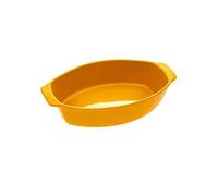 - Plat à Four Ovale en Céramique "Daom" 28cm Jaune