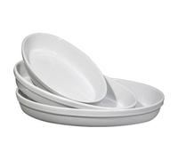Plat À Four Ovale SATURNIA Roma 32Cm Blanc Porcelaine 5061032