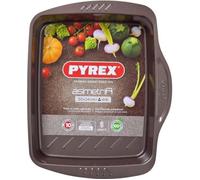 PYREX Plat à four rectangulaire Asimetria 30x24 cm brun
