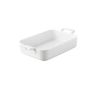 Plat à four rectangle 34 cm blanc
